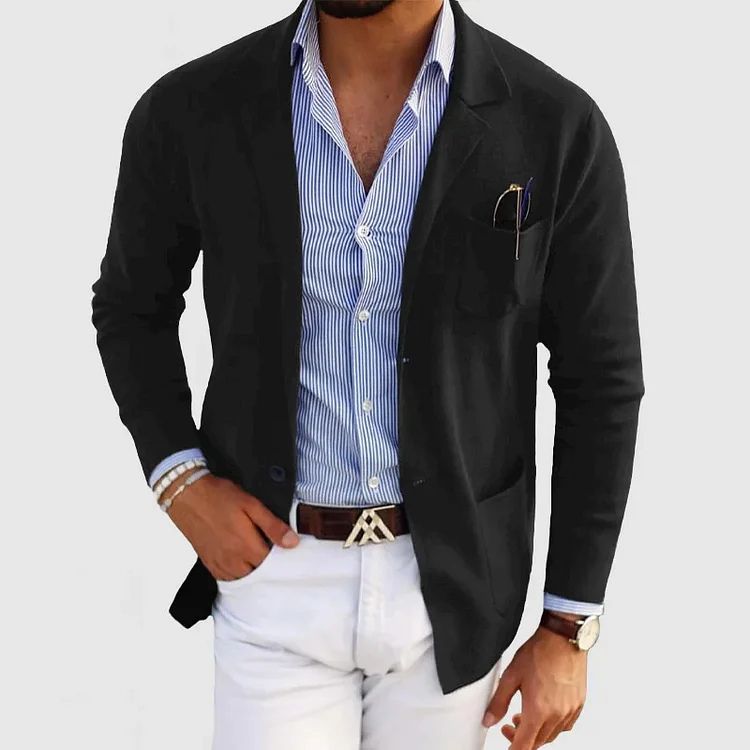 Blazer en laine décontracté chic - Elton