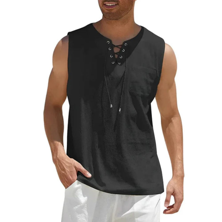 Stylish Sleeveless Men's Summer Top - Hartger