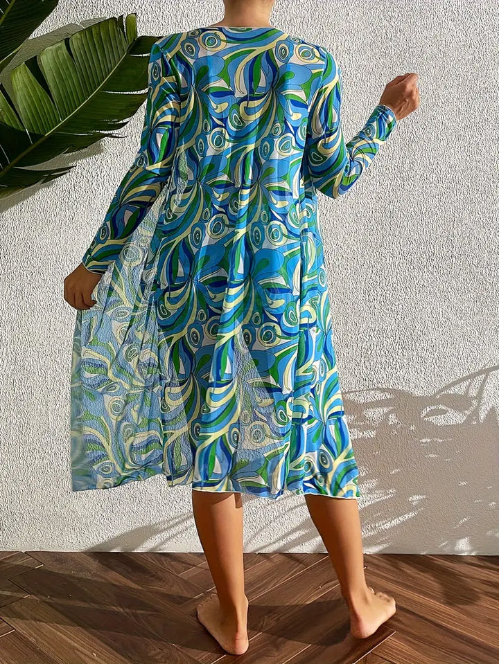 Clara - Trendy three-piece swimsuit for a stylish summer