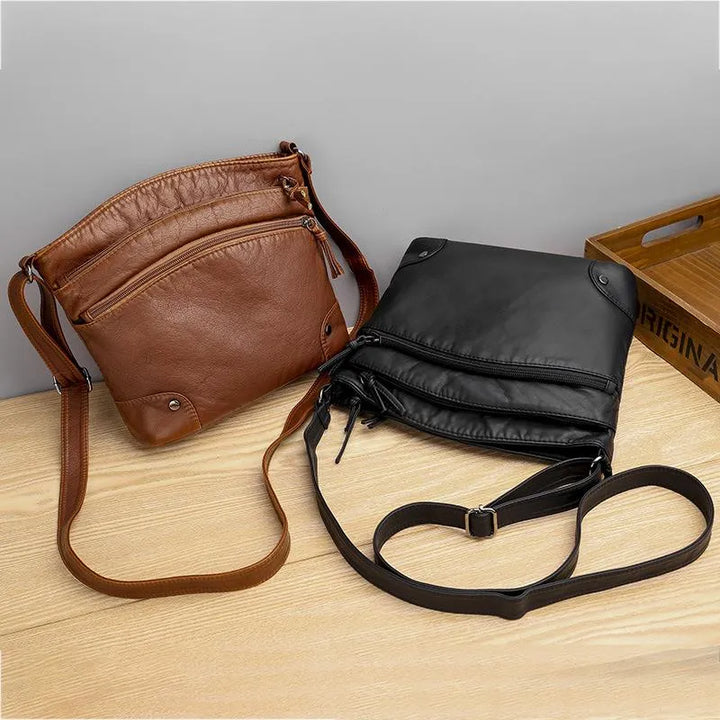 Lina™ - Premium-Leder Schultertasche