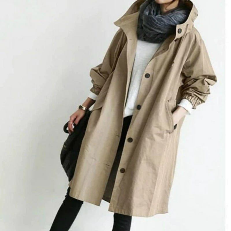 Frieda™ - Trench-coat élégant en coton