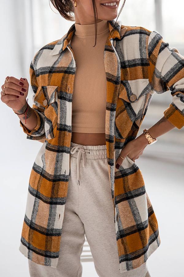 Marga - Blouse à carreaux élégante et confortable pour femmes