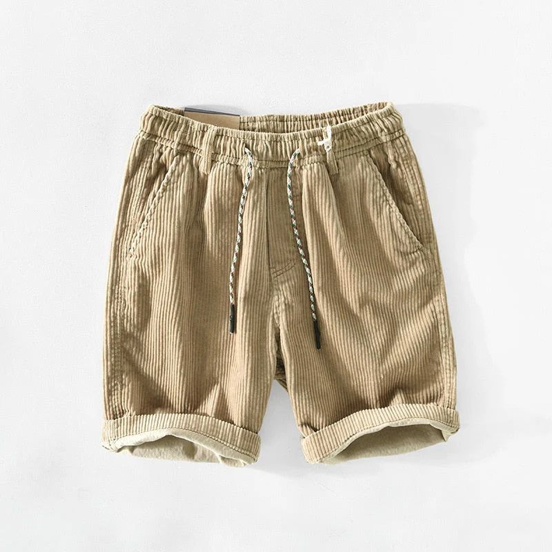 Shorts en coton côtelé à la mode pour un look estival tendance - Rez