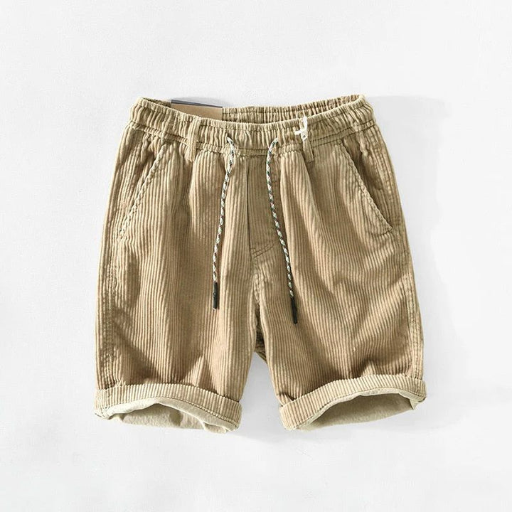 Shorts en coton côtelé à la mode pour un look estival tendance - Rez