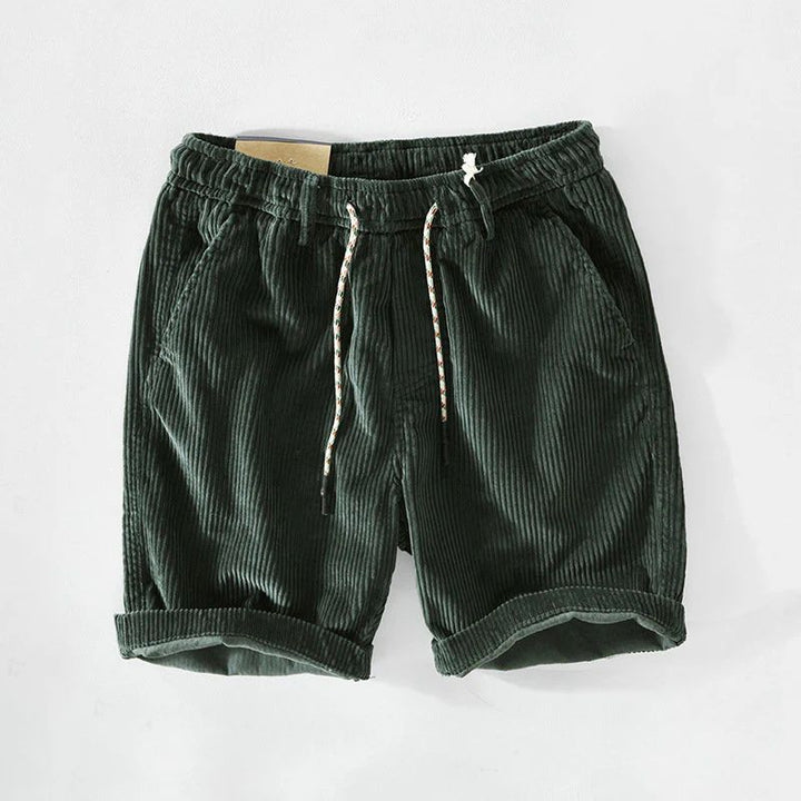 Shorts en coton côtelé à la mode pour un look estival tendance - Rez