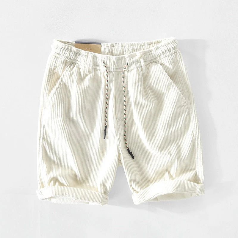 Shorts en coton côtelé à la mode pour un look estival tendance - Rez