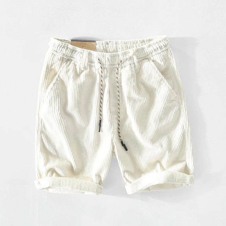 Shorts en coton côtelé à la mode pour un look estival tendance - Rez