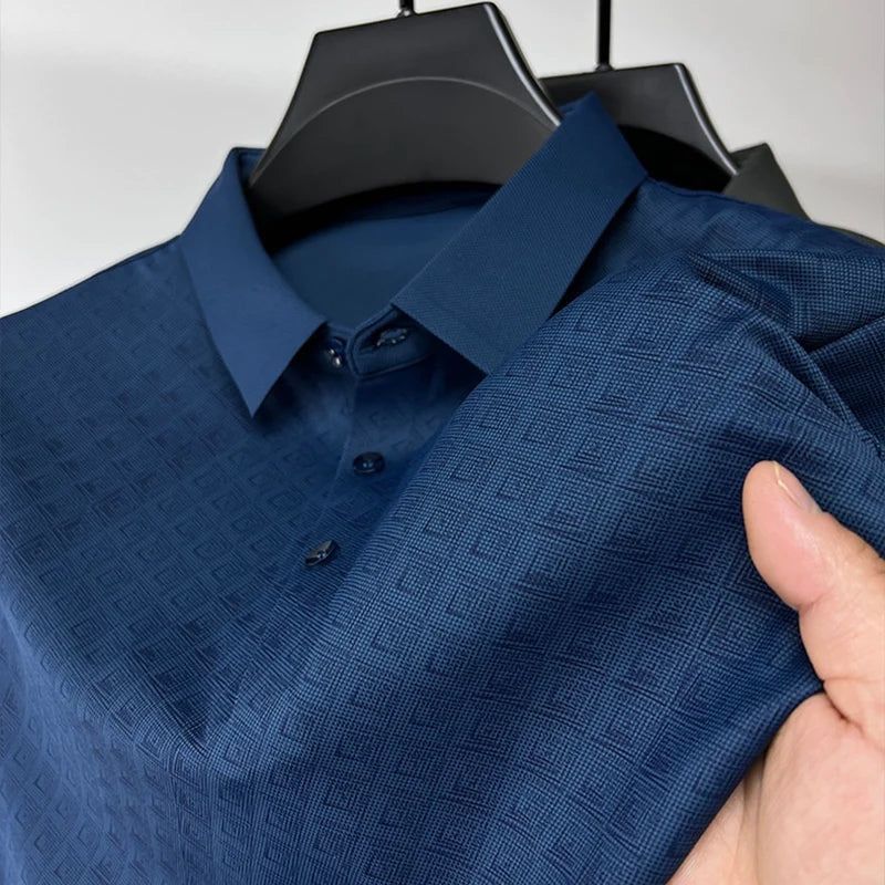 Stylish Silk Polo Shirt for the Summer Look - Borre