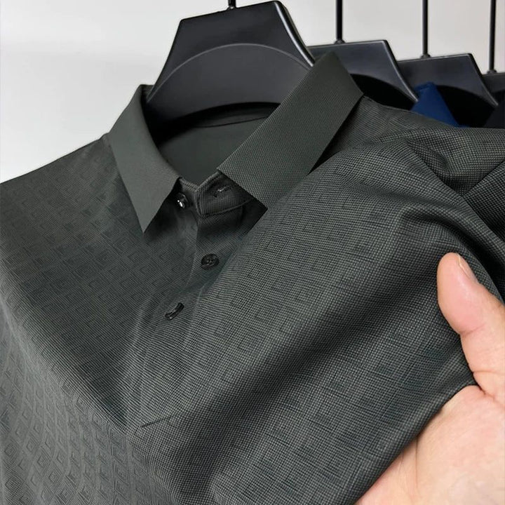 Stylish Silk Polo Shirt for the Summer Look - Borre