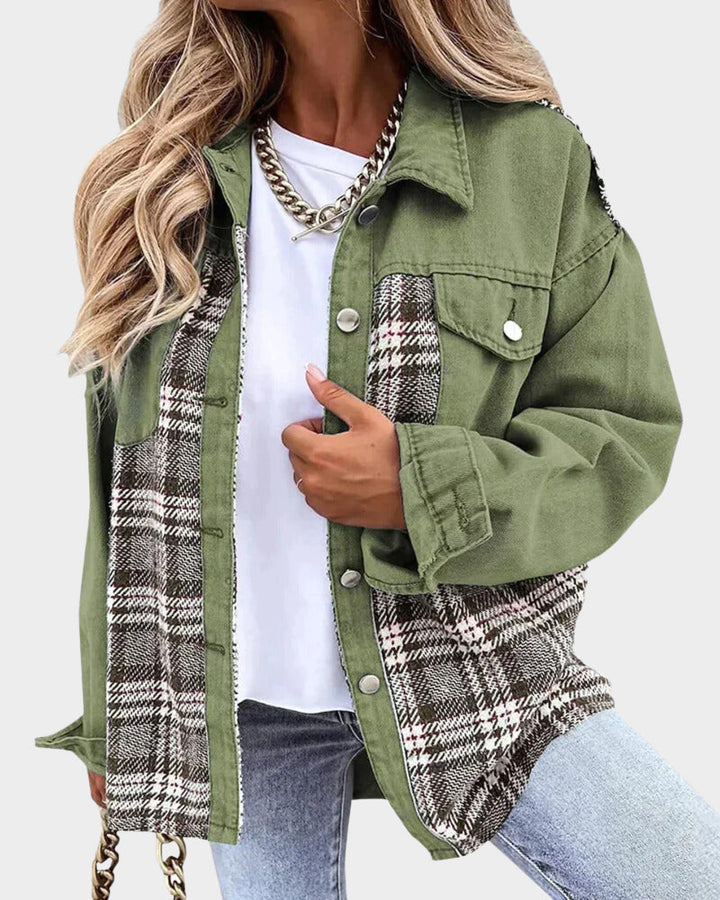 Lina - Veste en denim stylée pour l'automne pour femmes