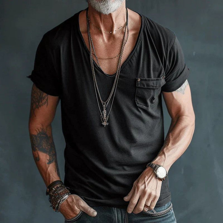 Stylish and comfortable airy summer T-shirt for men - Verno