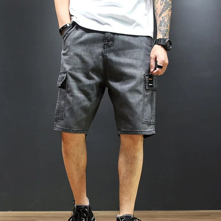Shorts cargo d'été en denim de luxe et élégants pour hommes - Folk