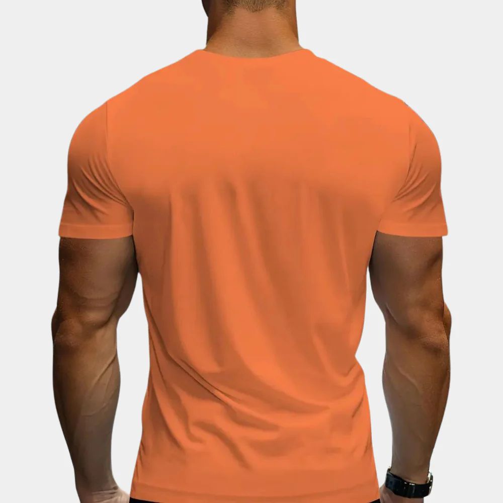 Stylish Orange Men's T-Shirt for Summer - Vilmar