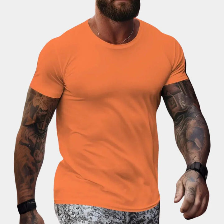 Stylish Orange Men's T-Shirt for Summer - Vilmar