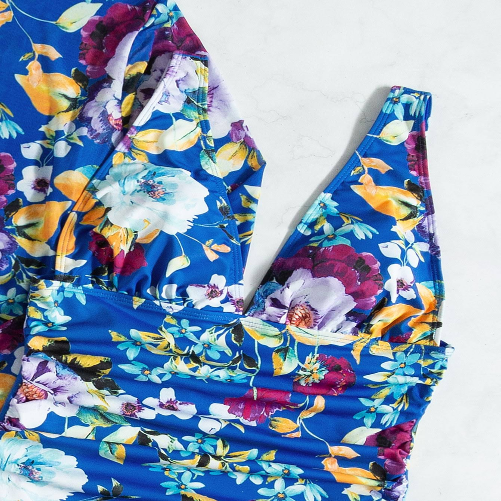 JINA - Radiant Blue 3-Piece Summer Bikini for a Perfect Beach Look