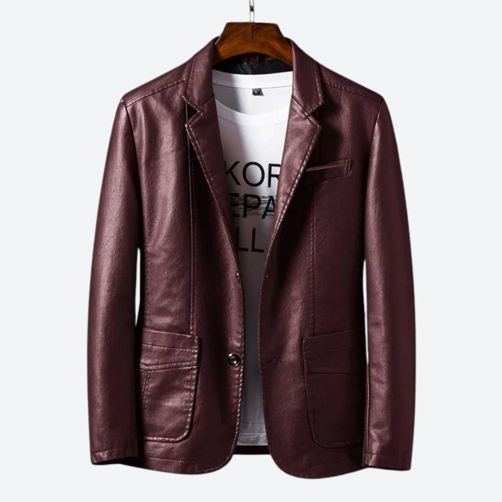 Blazer en cuir stylé - Samuel