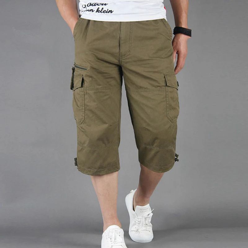 Shorts cargo longs stylés pour hommes - Olan
