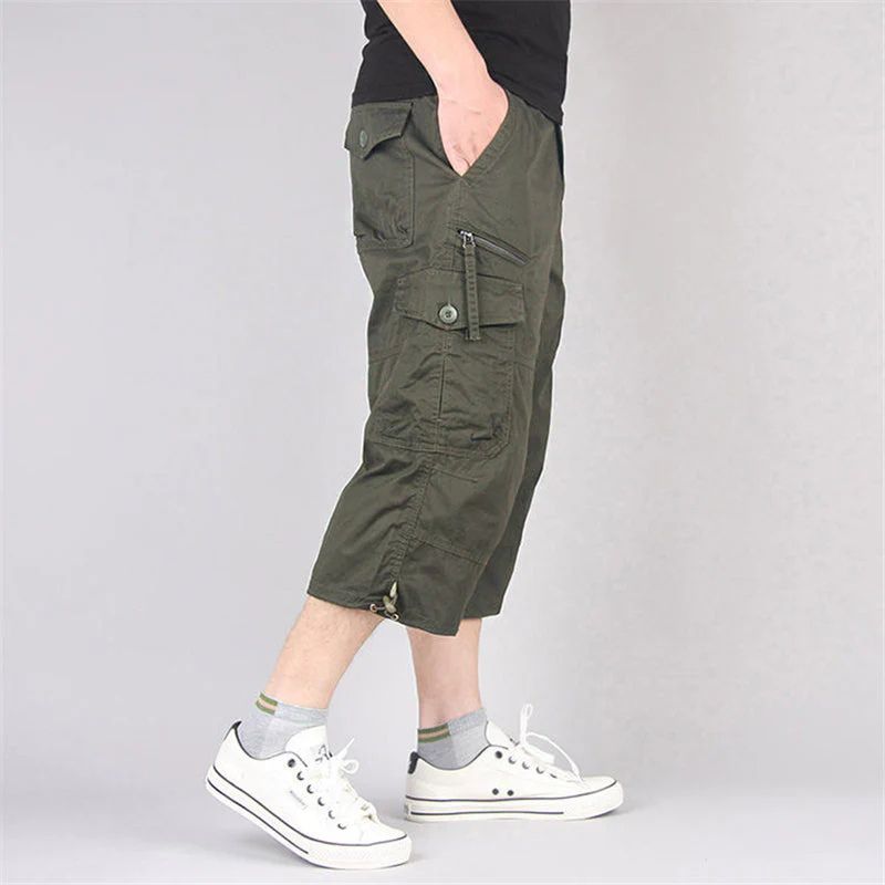 Shorts cargo longs stylés pour hommes - Olan