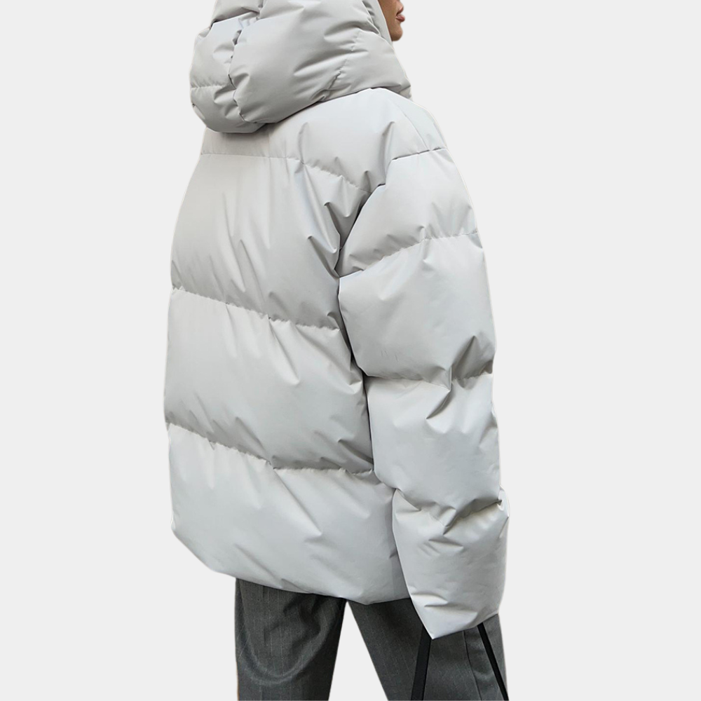 Veste élégante pour femmes avec légère ouate de Maron