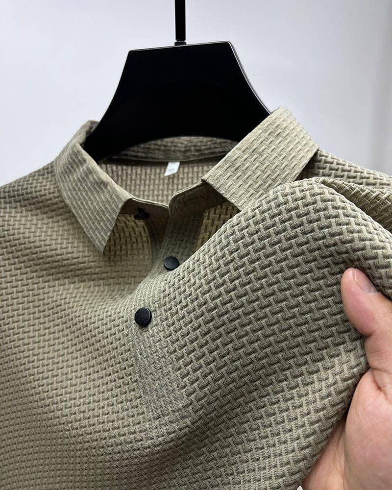 Luxurious Mesh Silk Shirt for Summer - Morris