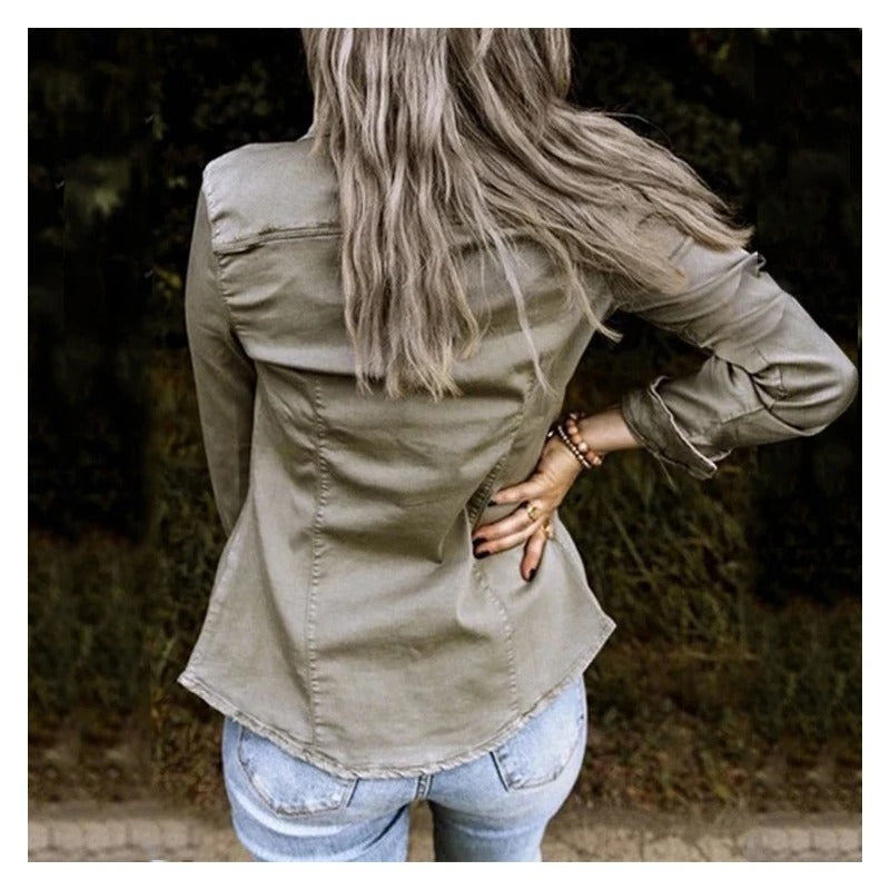Lea™ - Veste en denim de haute qualité