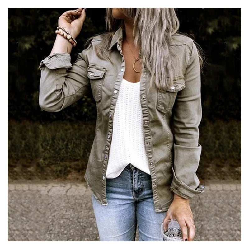 Lea™ - Veste en denim de haute qualité