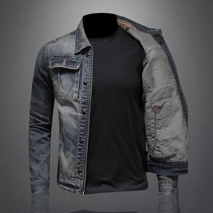 NATHAN - Trendige Denim-Jacke für Männer