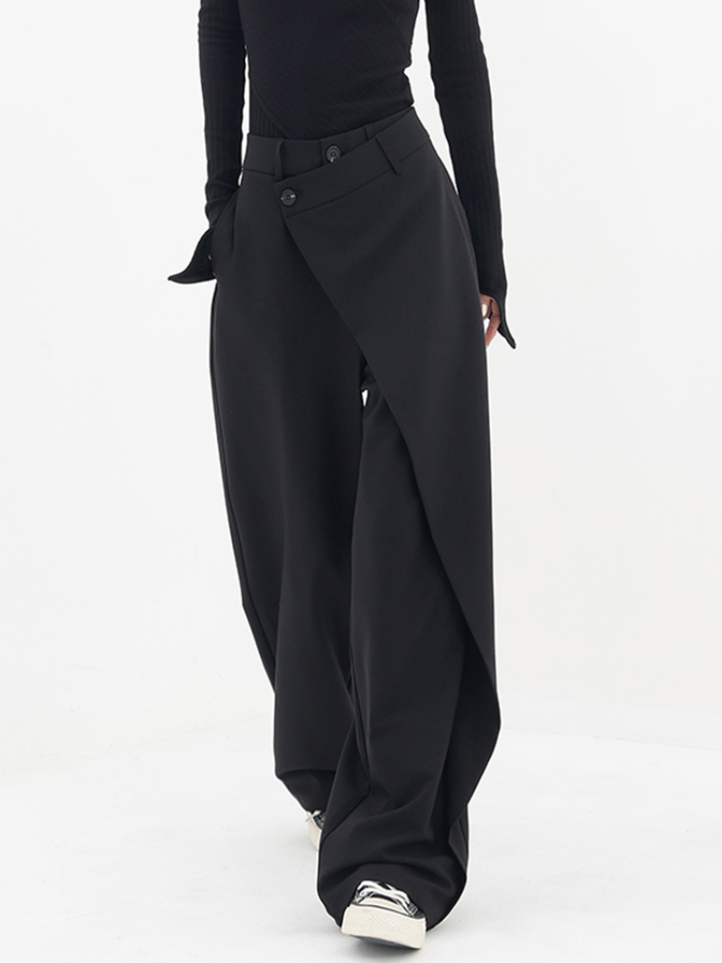 Stylish Emma - Trendy asymmetrical baggy pants