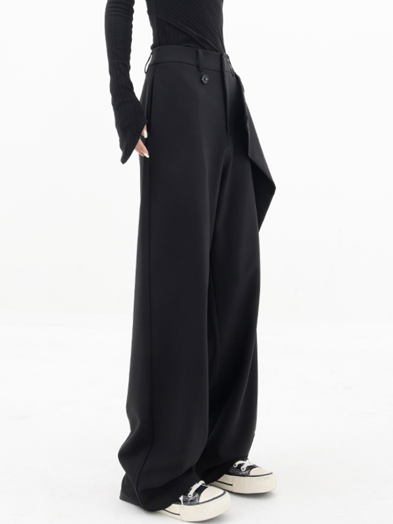 Stylish Emma - Trendy asymmetrical baggy pants
