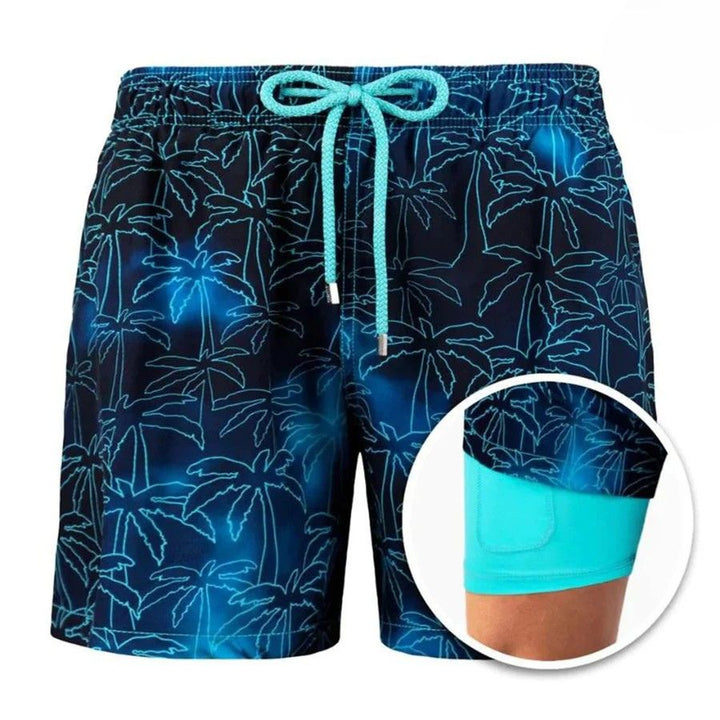 Shorts de bain élégants et confortables pour hommes pour un été ensoleillé - Basiel