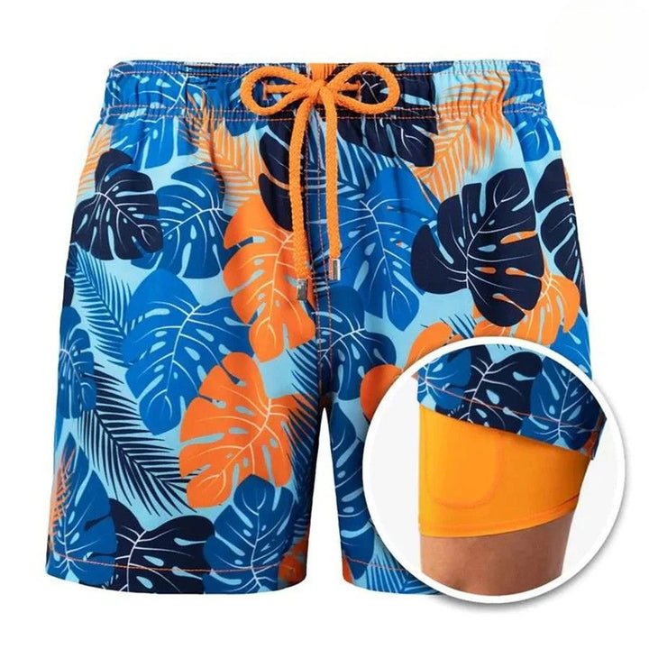 Shorts de bain élégants et confortables pour hommes pour un été ensoleillé - Basiel