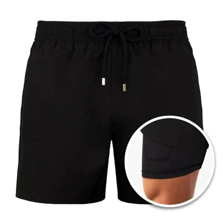 Shorts de bain élégants et confortables pour hommes pour un été ensoleillé - Basiel