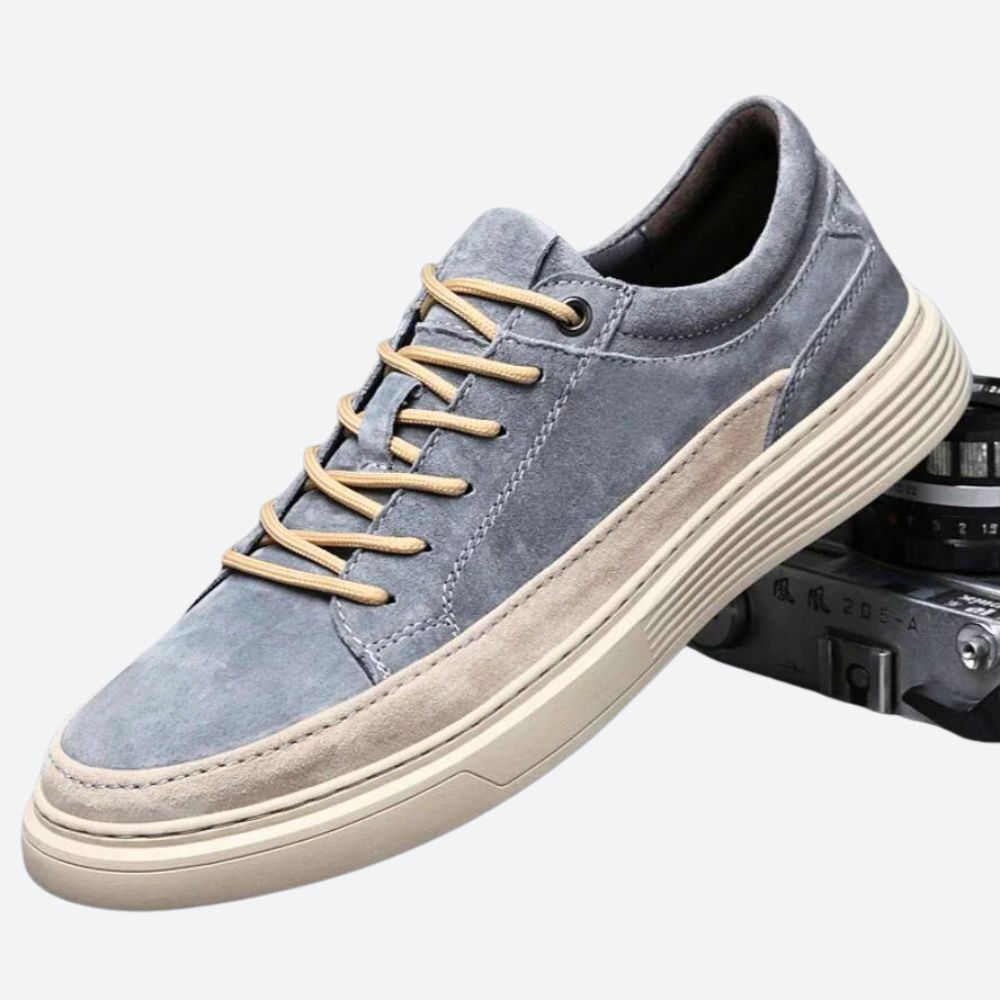 Baskets en cuir stylées pour hommes - Conradin