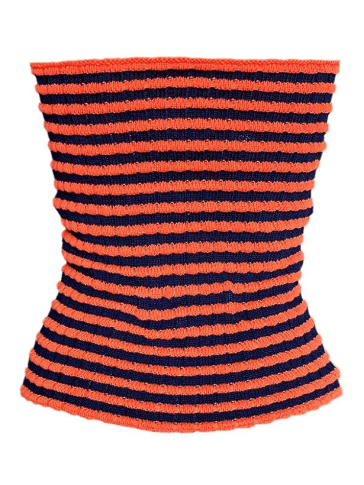 Fenna - Top bandeau court stylé avec twist tendance pour femmes