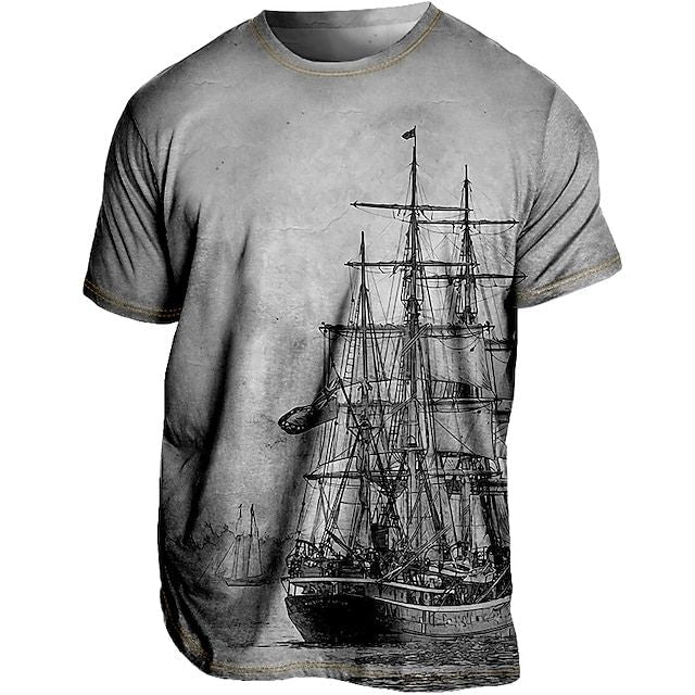 T-shirt d'été tendance grande taille pour hommes - Loran