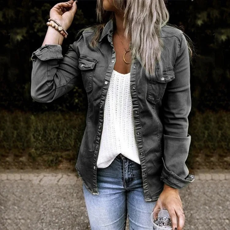 Lea™ - Veste en denim de haute qualité